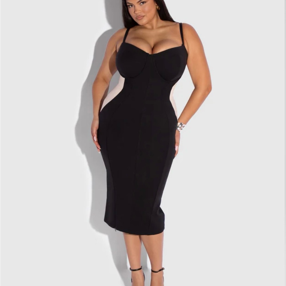 Seamed Lushy Pencil Dress